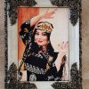 تابلو فرش دختر قاجاری